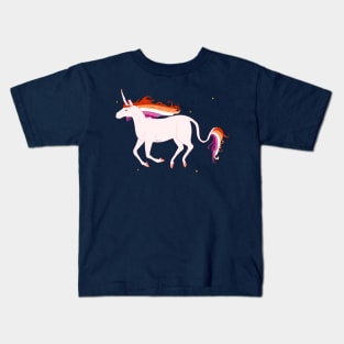 Lesbian Unicorn Kids T-Shirt